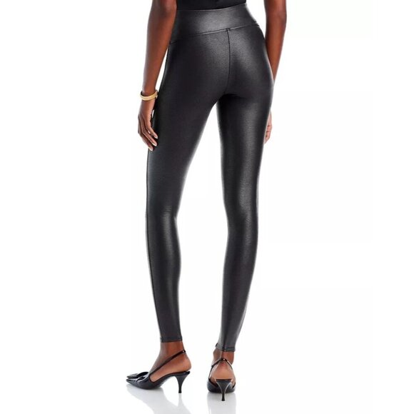 Spanx Faux leather Leggings Black Size Medium - Picture 3 of 6